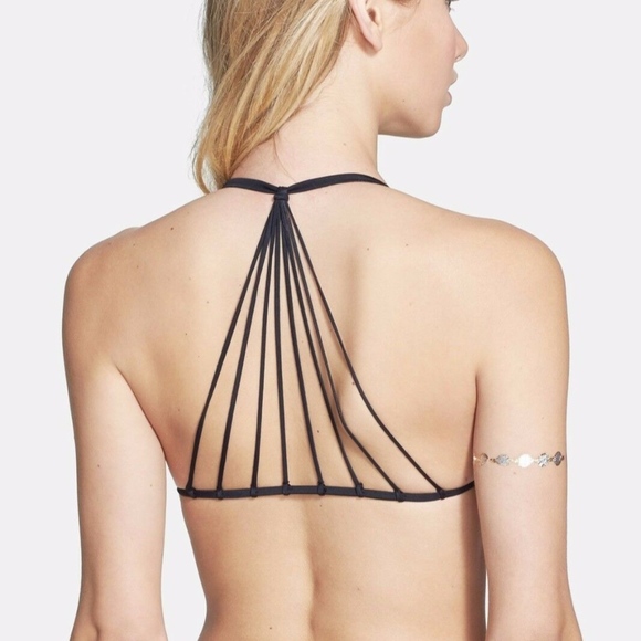 NEW! Raisin Swim Good Vibes Triangle Bikini‎ Top [Juniors size SMALL ] - Picture 3 of 3